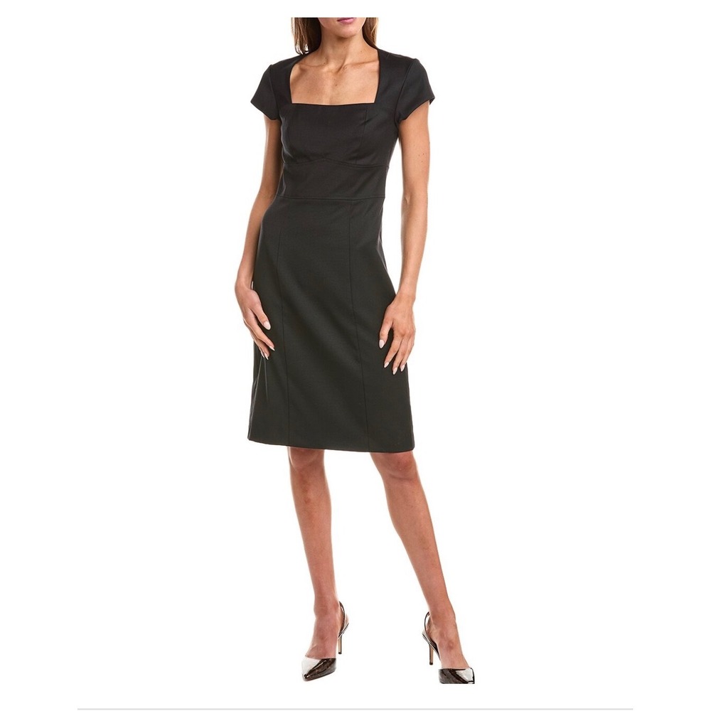 NWT REISS Haisley Tailored Dress in Black / Size 10 /‎ MSRP $305 / Elegant